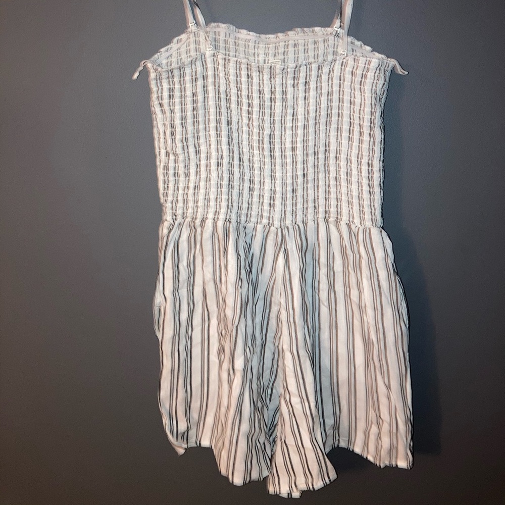 Garage Striped Ribbed Romper - Picture 2 of 3